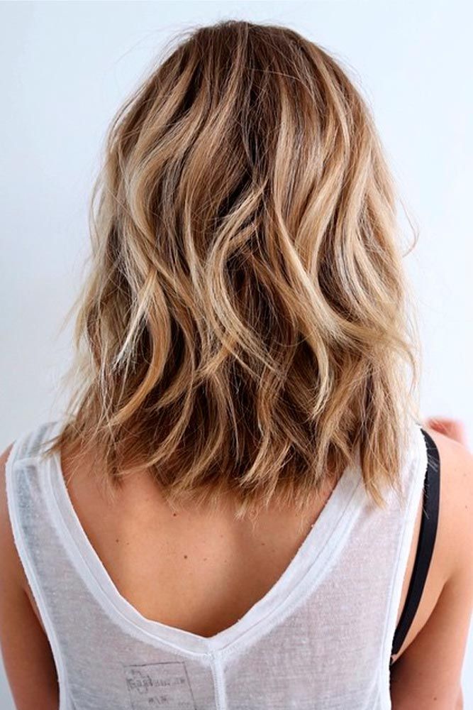 Beach Style hairstyles for girls with medium hair