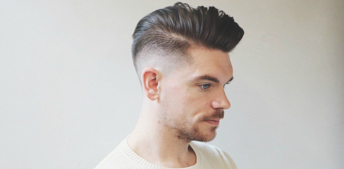 Side Pompador Hairstyle for Men 2018