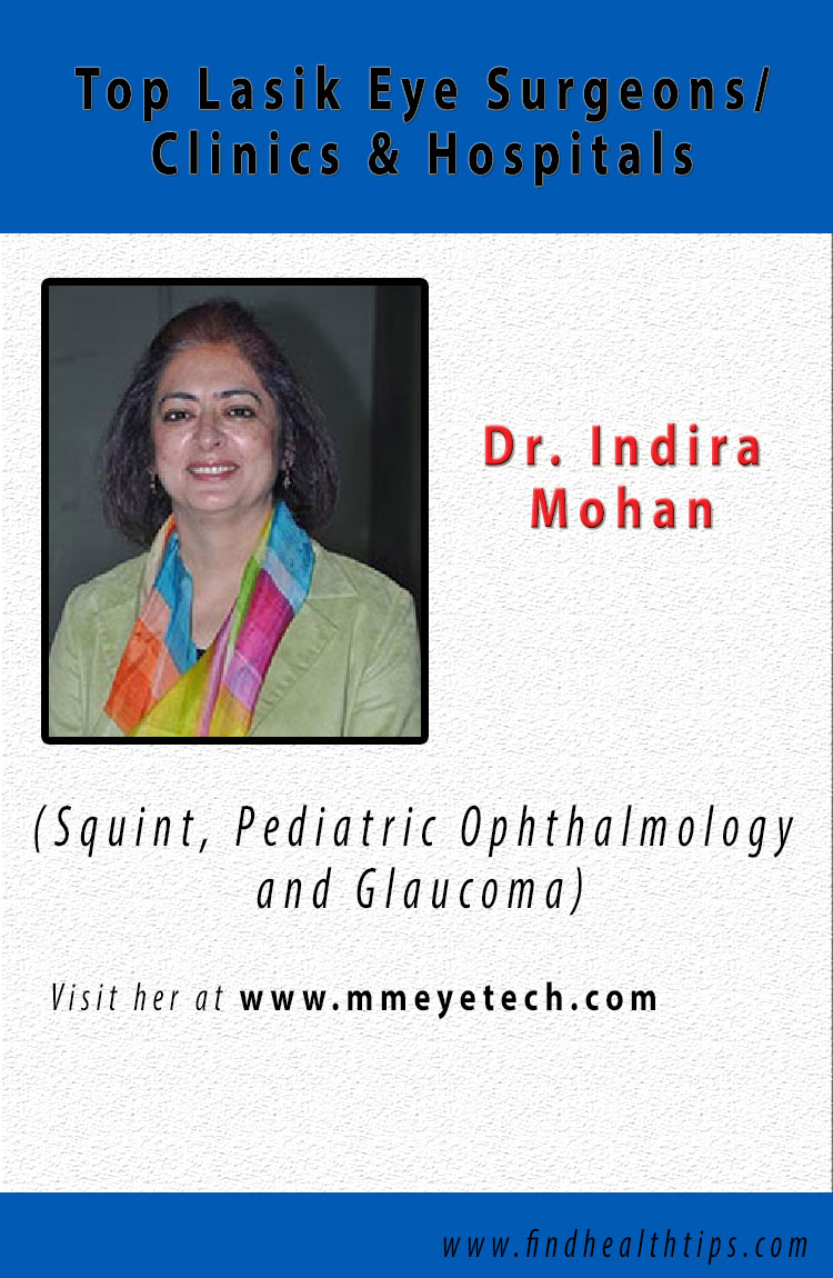 Indira Mohan lasik eye surgeons delhi
