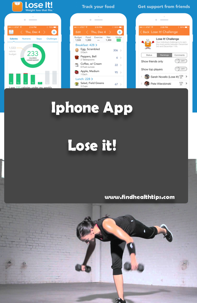Lose It Best Health Fitness iPhone apps 2018