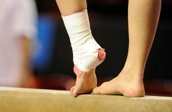 foot injury gym