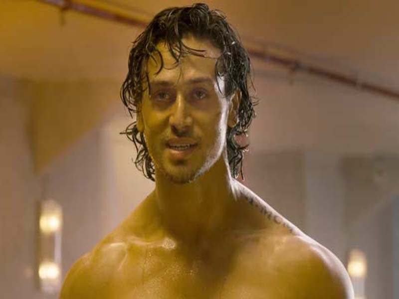 Shirtless Tiger Shroff in Baaghi hairstyle - Tiger Shroff Hairstyles