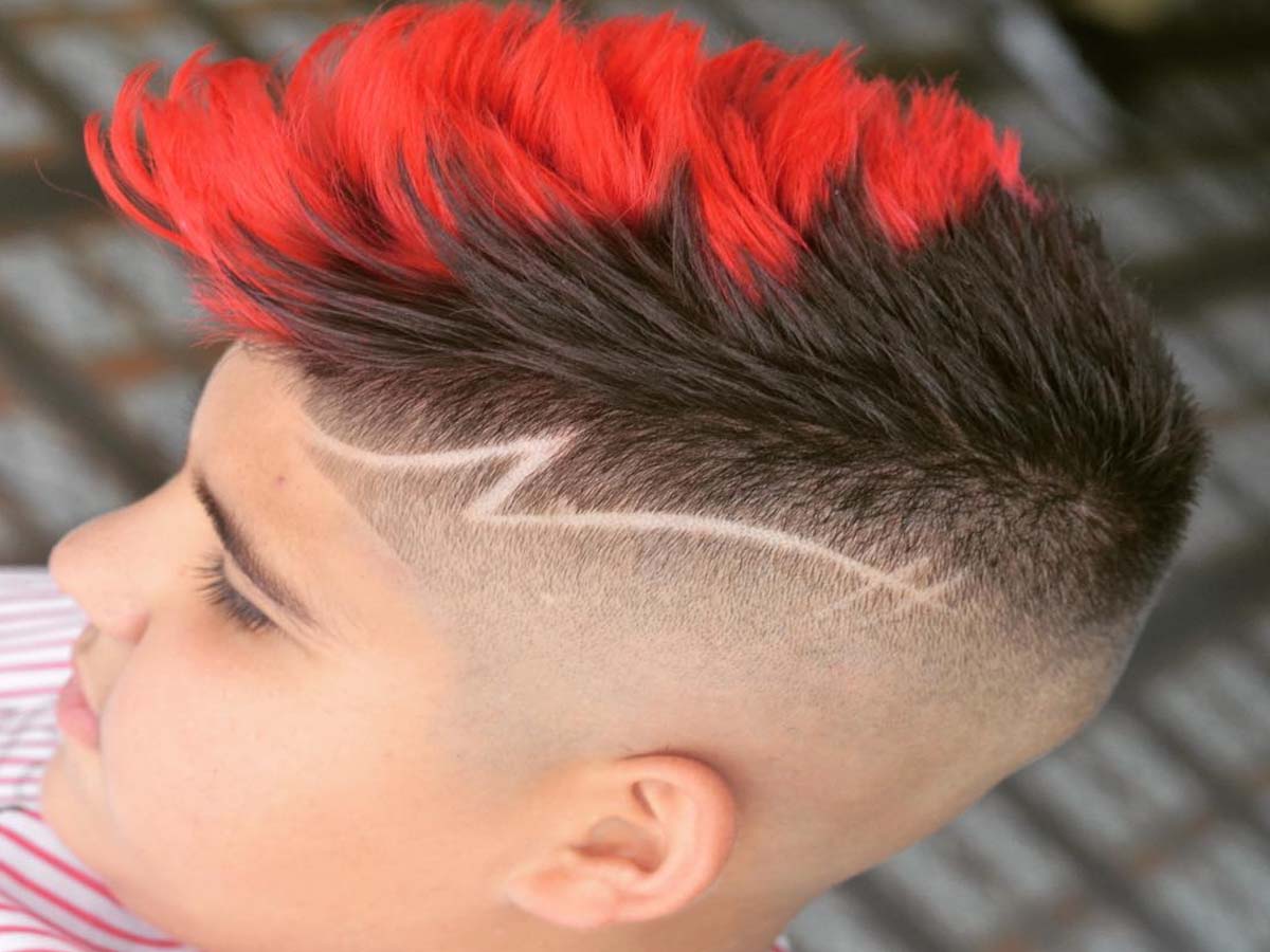 Men's Colored Hair- Latest Short Men's Hairstyles 2019
