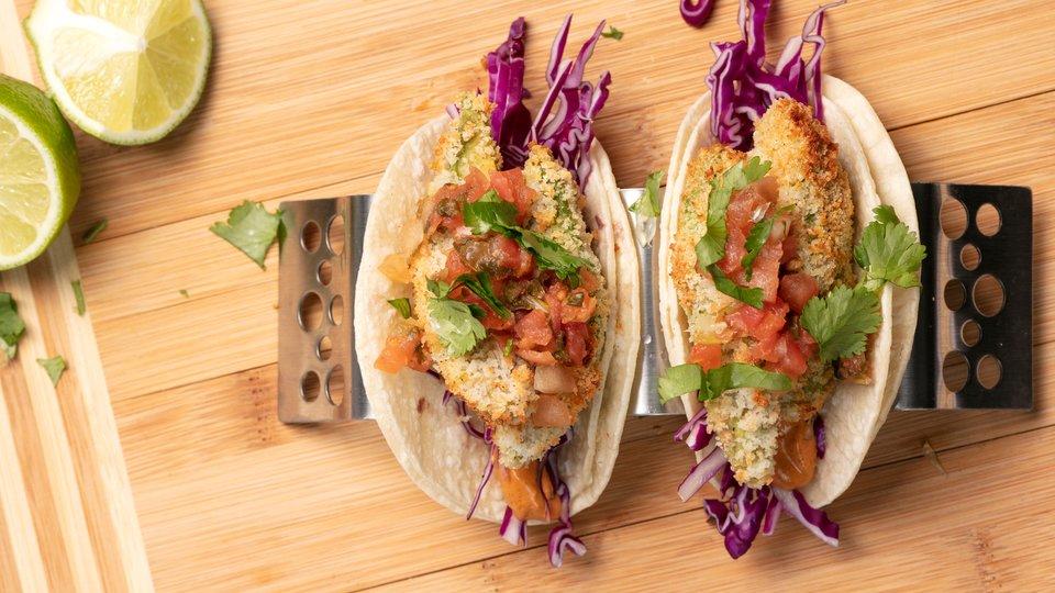 Fried Avocado Tacos - Lunch Box Ideas for Bodybuilders