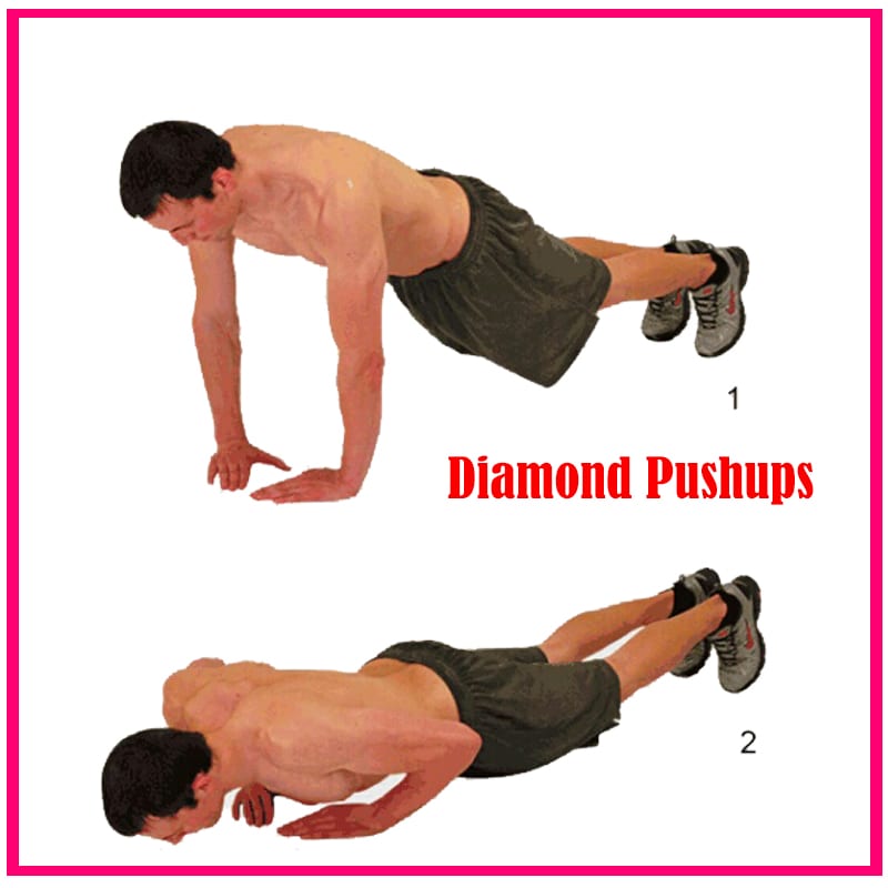 diamond pushups - full body workout