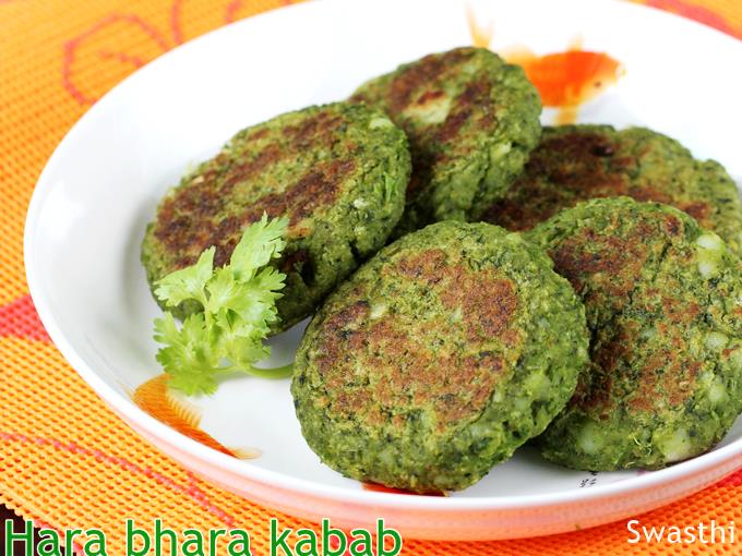 Hara bhara kabab - healthy bodybuilding snacks
