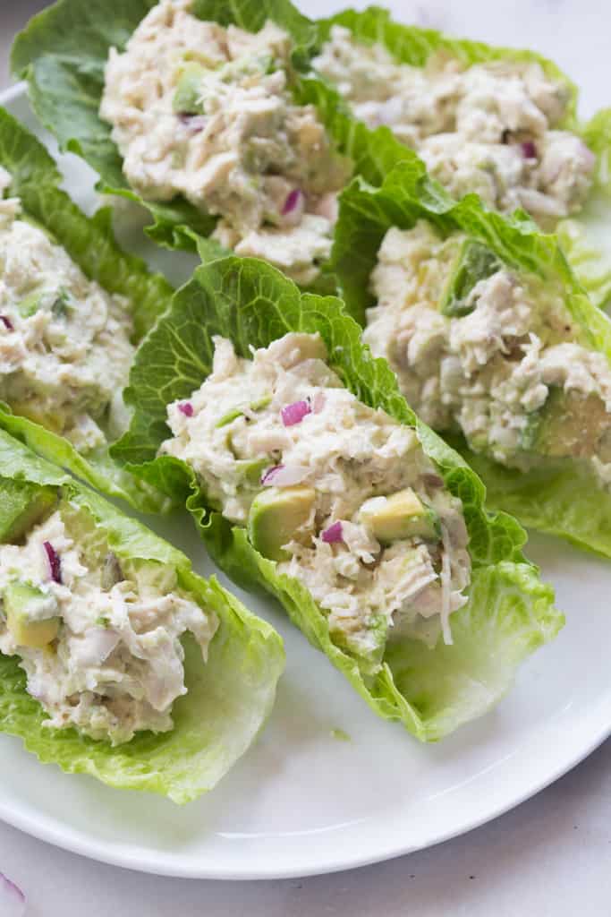 Avocado Chicken salad wrap - Lunch Box Ideas for Bodybuilders