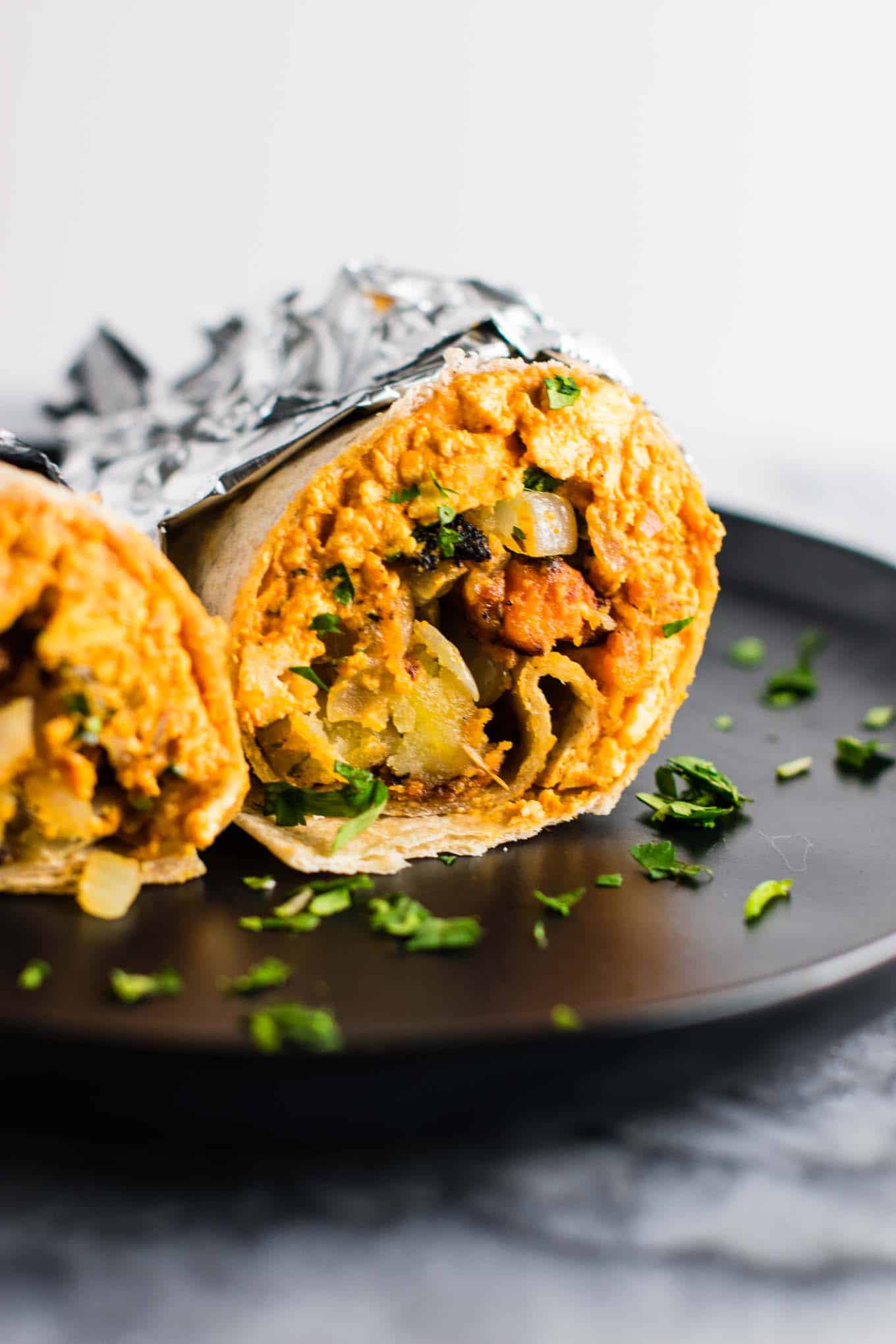 vegan burrito - vegetarian breakfast ideas for bodybuilding 