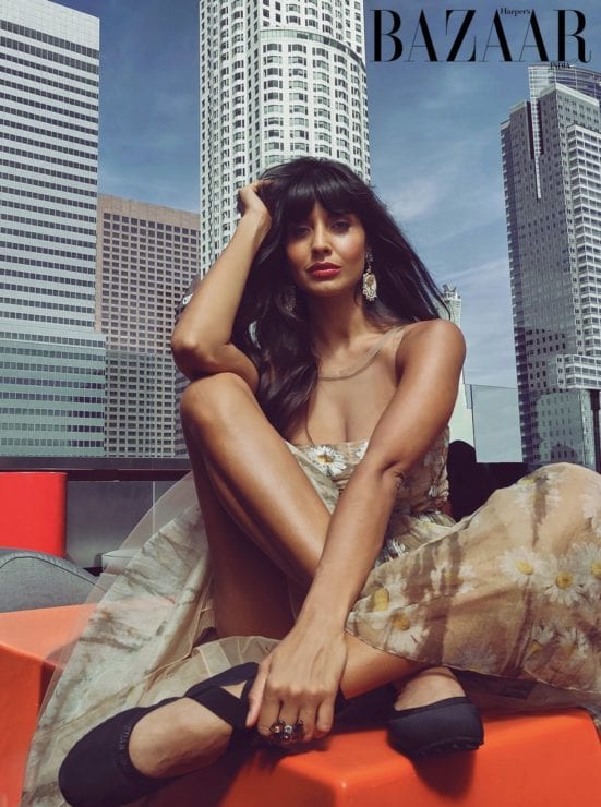Top Magazine’s Cover Shoot Done through a Smartphone Mobile / Jameela Jamil’s Cover Shoot for Harper Bazaar is all sort of Goals 