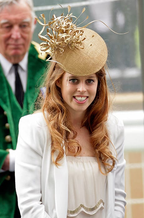 Princess Beatrice with open hairstyle