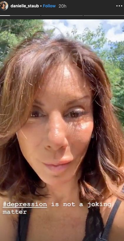 Danielle Staub opened up about her depression issues 