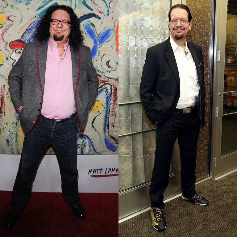 Penn Jillette Weight Loss Before and After