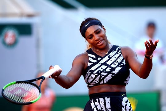 Serena Williams in a Tennis Lawn