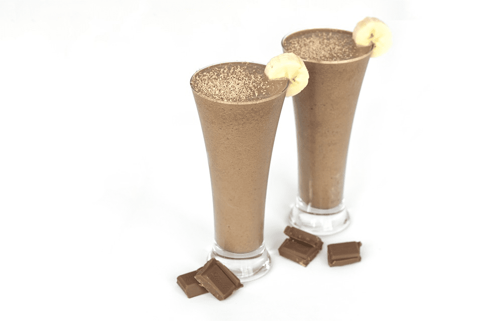 Frozen Banana and Cacao Smoothie