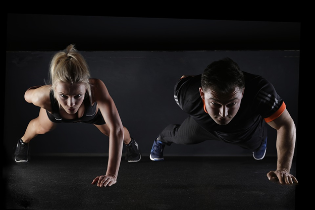 Strength Training Workouts and Equipment - Image of Girl and a Boy doing Cardio