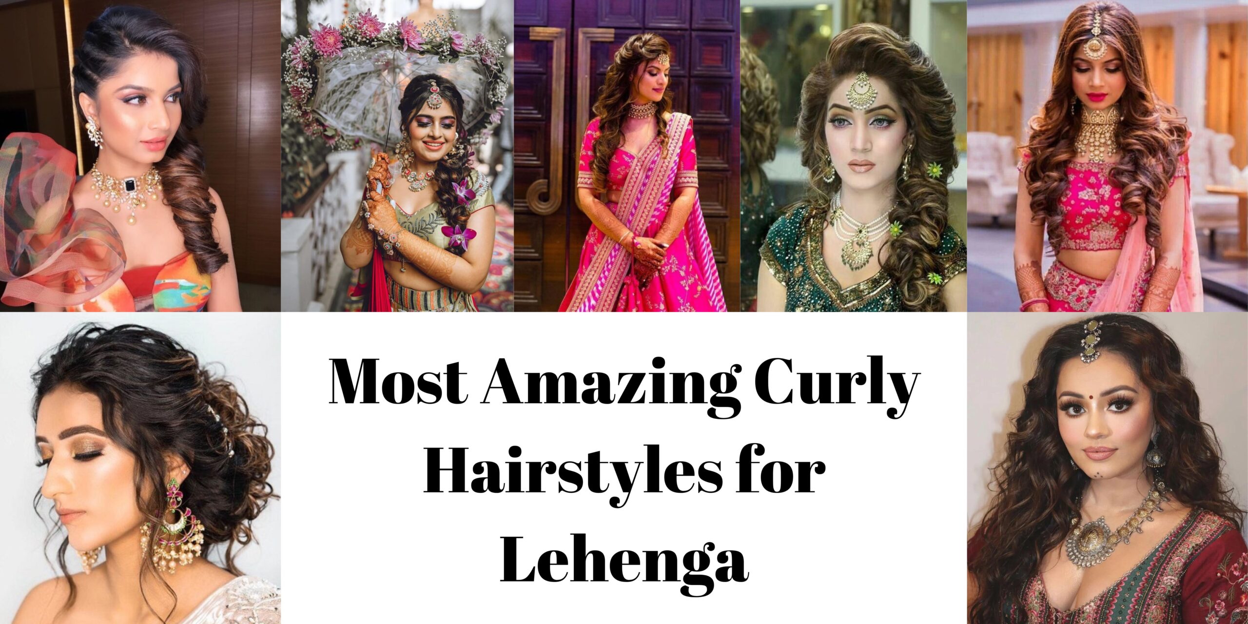 20 Modern Hairstyles for Lehenga Choli  Styles at Life