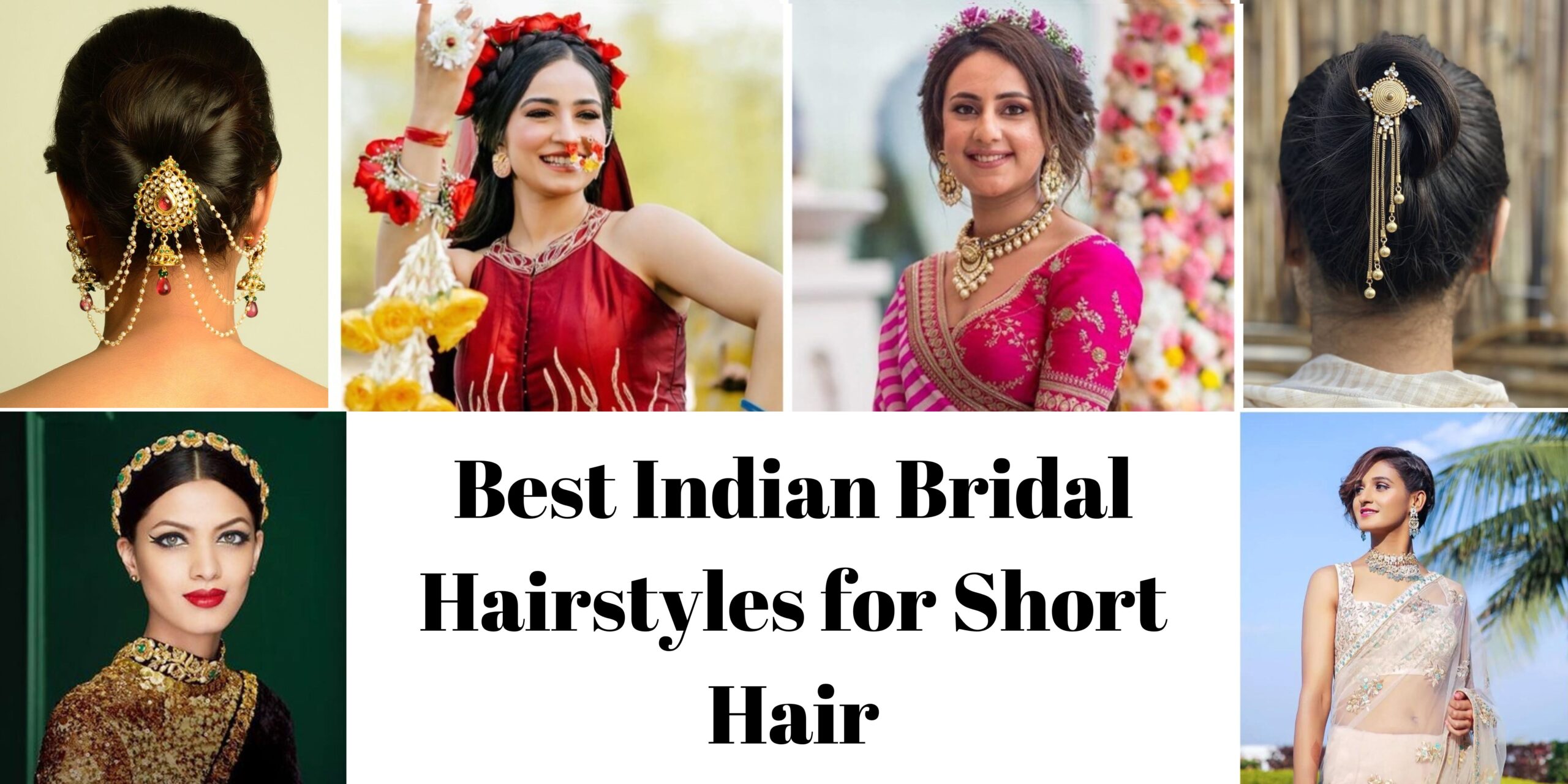 Best Indian Bridal Hairstyles for Short Hair scaled