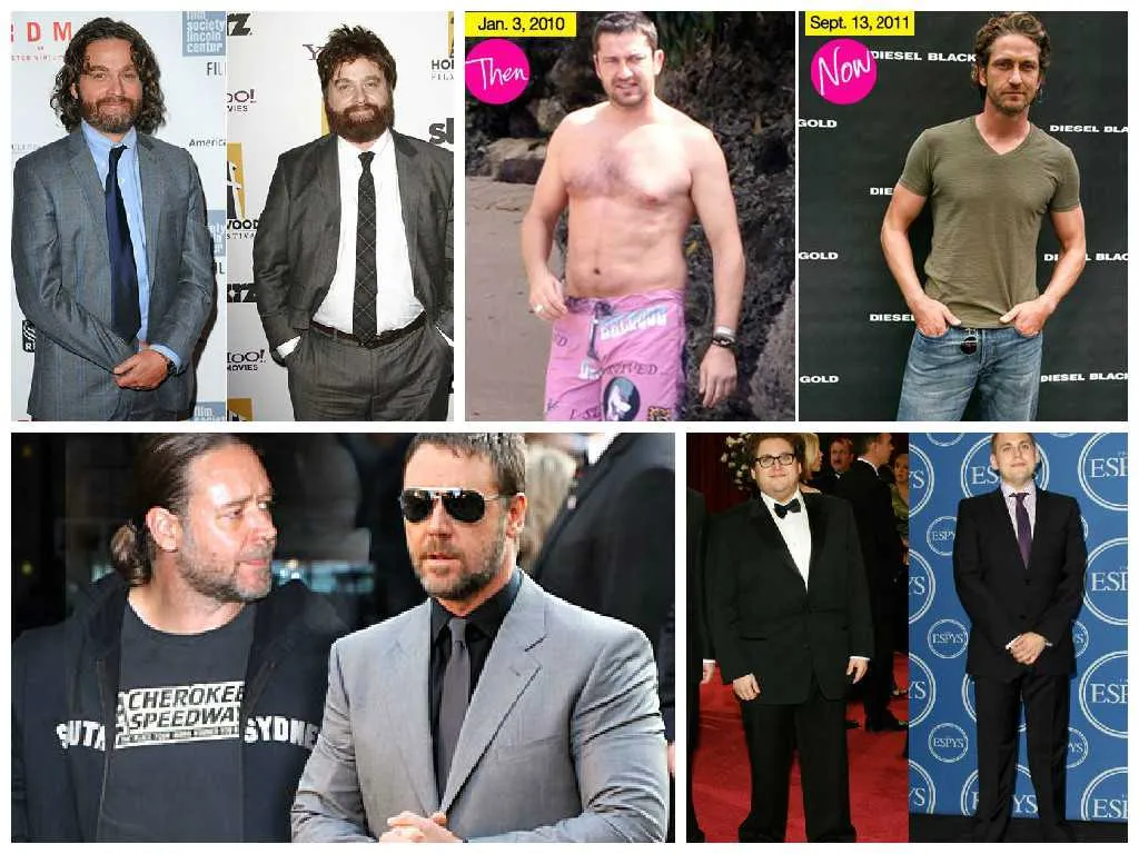 Top 7 Fat to Fit Male Celebrities in Hollywood