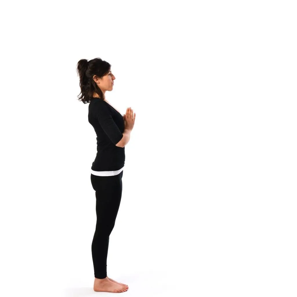 Best Yoga Asanas to Lose Weight and Stay Fit 2 Pranamasana or (Prayer pose)