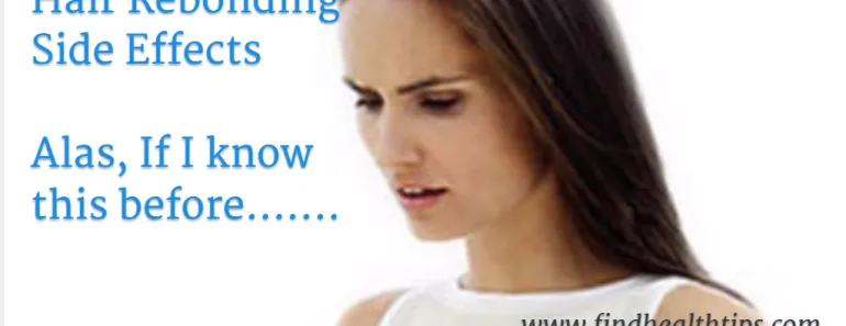 side effects of hair rebonding