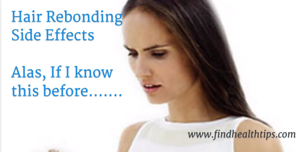 side effects of hair rebonding