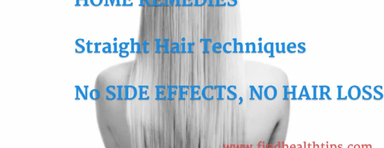 Straighten Your Hair Naturally