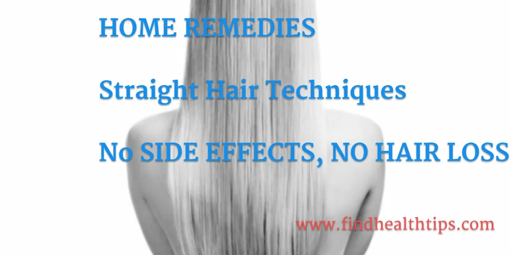 Straighten Your Hair Naturally