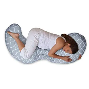 10 Best Selling Pregnancy Pillows in the Market 14 Boppy’s Total Body Gray Custom Fit Pillow