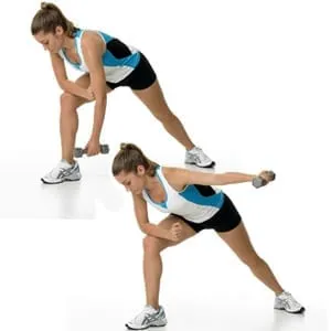 Triangle lat raise Exercise