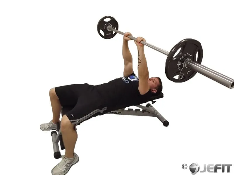 Close grip barbell bench press