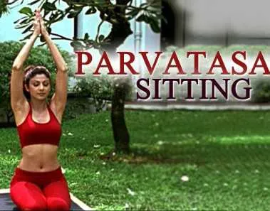 parvartasana mountain pose