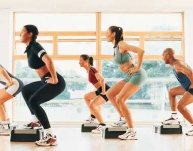 step aerobics lose weight