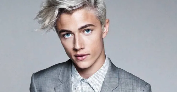 Platinum Blond Hair Color Men