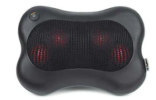 Top 10 Back Massagers Reviews 10 Zyllion ZMA-13-BK Shiatsu Massage Pillow