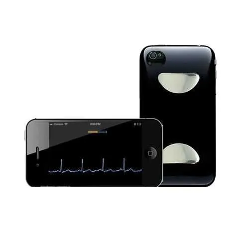 Top 10 EKG/ECG Monitors Reviews 4 ECG Check ECG01-4S iPhone ECG Monitor