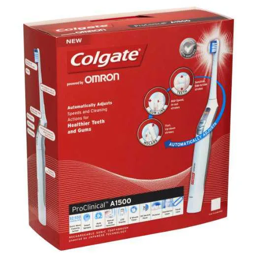 Top 10 Electric Toothbrushes Review 2017 6 Colgate A1500 ProClinical Rechargeable Electric Toothbrushes