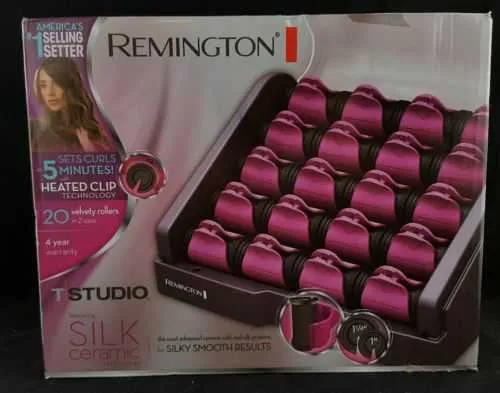 Top Hot Rollers Reviews 3 Remington H9096B Pink Silk Ceramic Heated Clip Setter