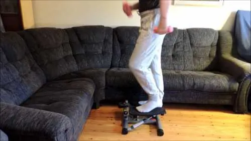 Top 10 Step Machines Reviews 8 Sunny Health & Fitness Twister Stepper