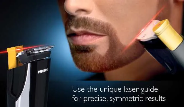 Top 10 Electric Razors Review 1 Philips Series 9000 Laser-Guided Beard Trimmer