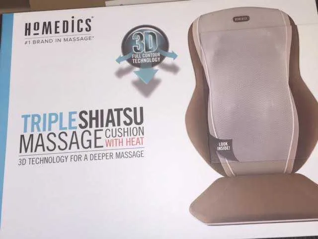 Top 10 Back Massagers Reviews 4 HoMedics Triple Shiatsu Massage Cushion