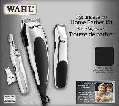 Top 10 Electric Hair Clippers Reviews 1 Wahl 79524-3001 Home Barber 30 Piece Kit