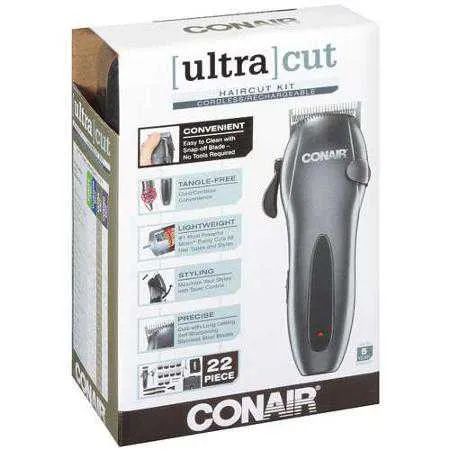 Top 10 Electric Hair Clippers Reviews 3 Conair 22 Piece Cord/Cordless Rechargeable Haircut Kit