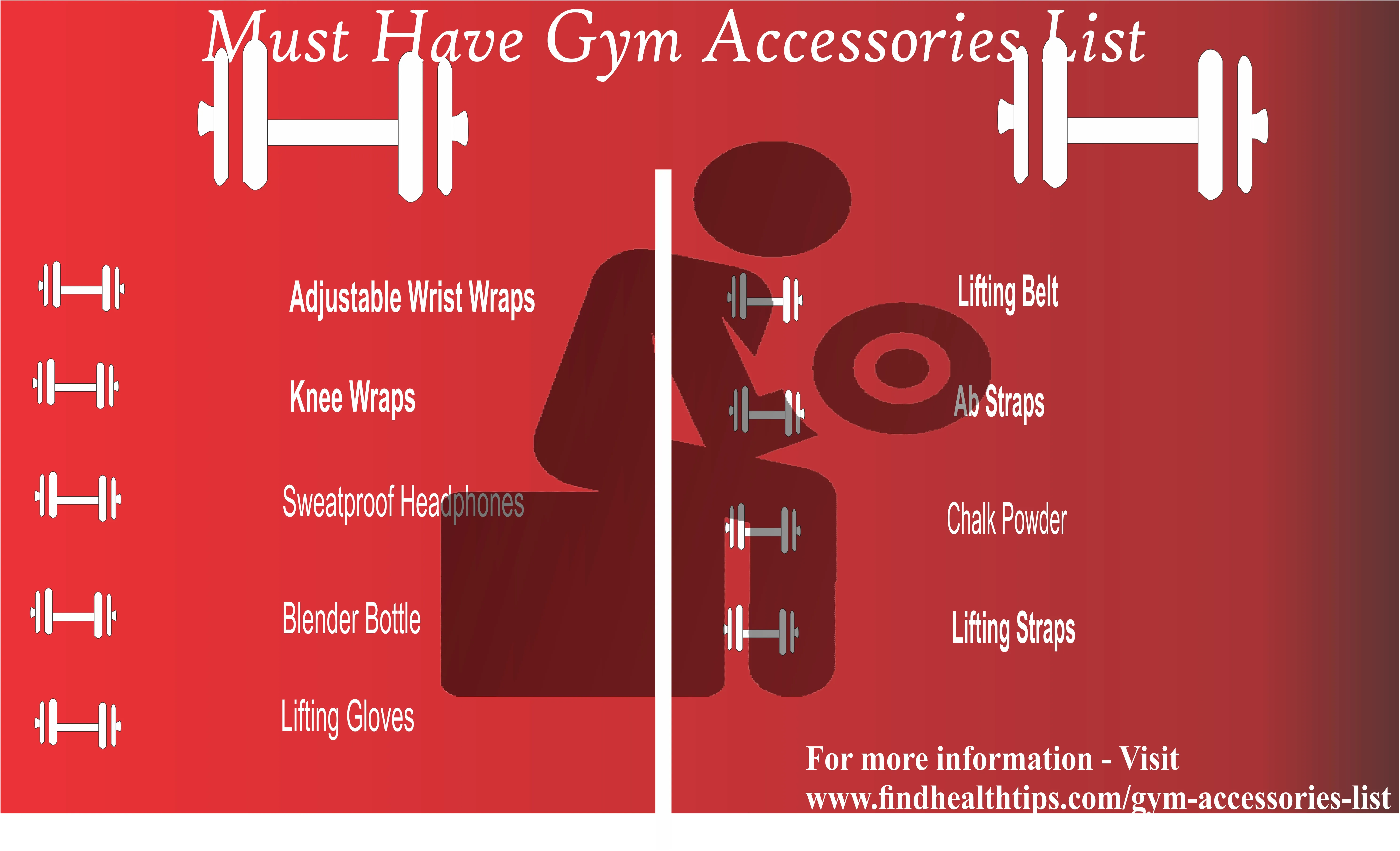 Top Must-Have Gym Accessories 1 gym accessories list