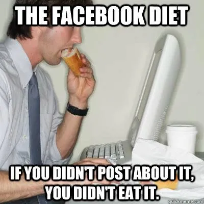 A man in white shirt and tie eating hot dog and working on computer A man in white shirt and tie eating hot dog and working on computer - food memes