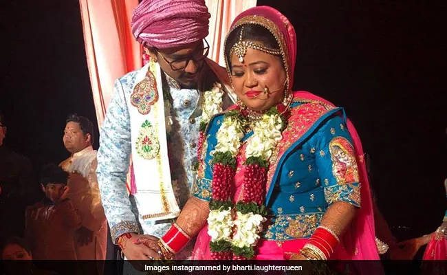 List of Indian Celebrities Who Got Married in 2017 - 2019 31 Bharti Singh & Haarsh Limbachiya Wedding 2017