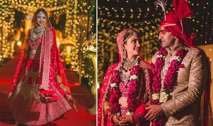 List of Indian Celebrities Who Got Married in 2017 - 2019 30 Pooja Banerjee & Sandeep Sejwal Wedding 2017