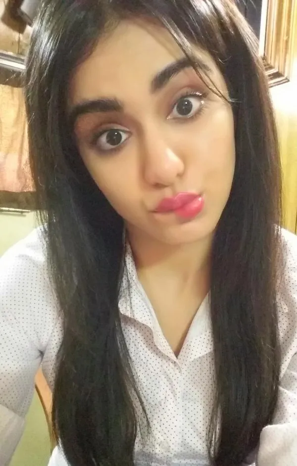 Adah Sharma in white polka dot shirt showing her no makeup look Adah Sharma in white polka dot shirt showing her no makeup look - no 1 actress in south india