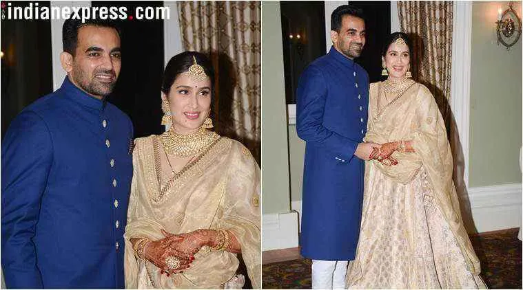 List of Indian Celebrities Who Got Married in 2017 - 2019 22 Sagarika Ghatge Zaheer Khan Wedding 2017