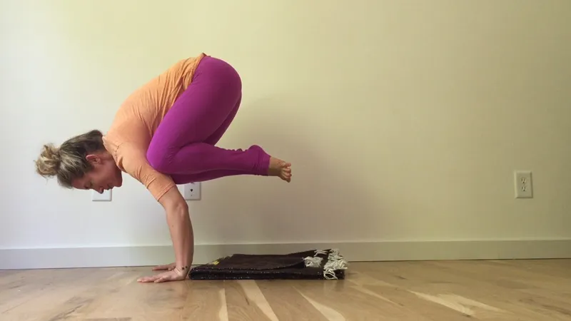 Final Step Core Prep for Crow Pose