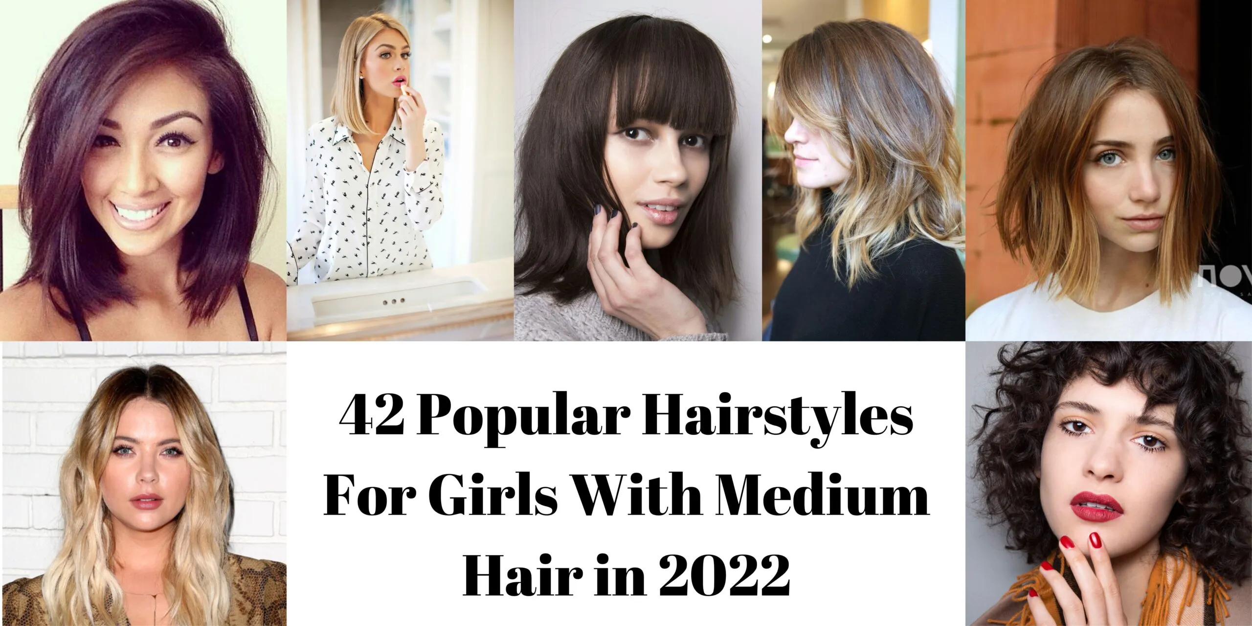 42 Popular Hairstyles For Girls With Medium Hair in 2023
